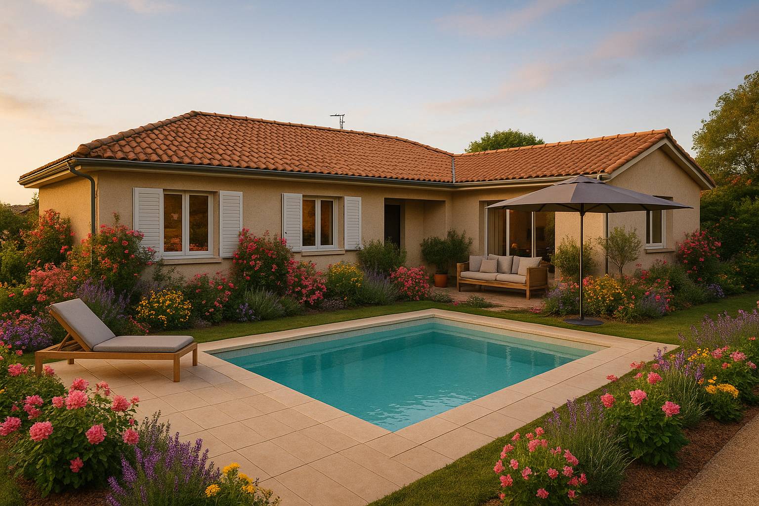 Pose d'une piscine coque à Arnas