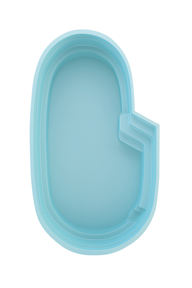 Piscine aux formes harmonieuses et au confort absolu à Lyon